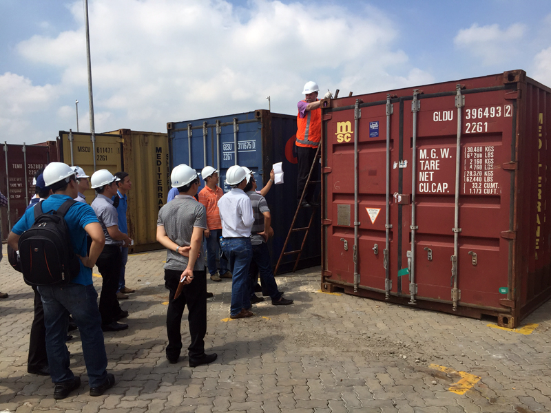 Container Loading Safety Training Container safety training in Viet Nam
