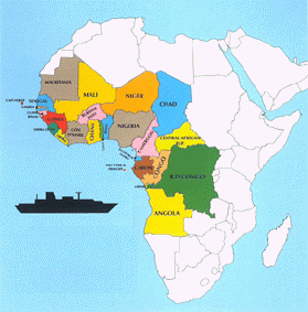 West And Central Africa Map West And Central Africa Regional Agreements And Information Sharing